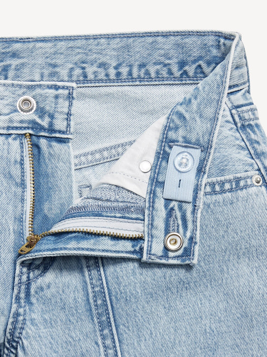 High-Waisted Super Baggy Wide-Leg Cargo Jeans for Girls