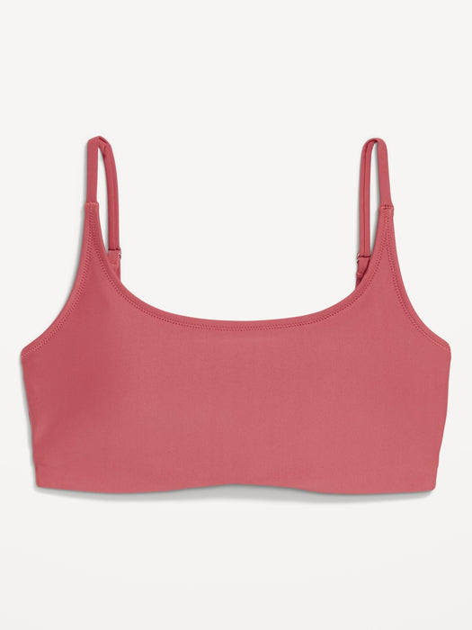 Scoop-Neck Bikini Swim Top