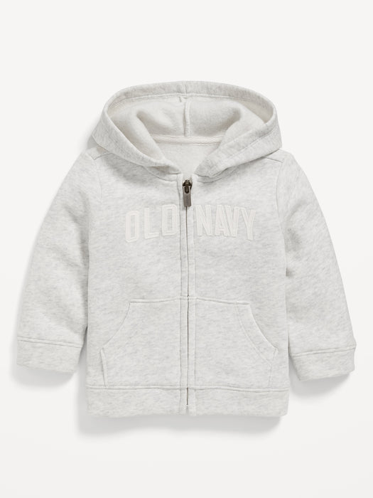 Logo-Graphic Zip Hoodie for Baby
