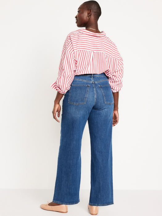 High-Waisted Wow Wide-Leg Jeans
