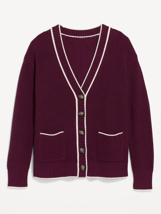 Relaxed Cardigan Sweater