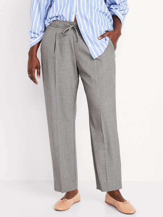 High-Waisted Billie Straight Trouser
