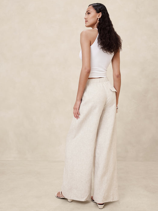 Linen Pull-On Pant