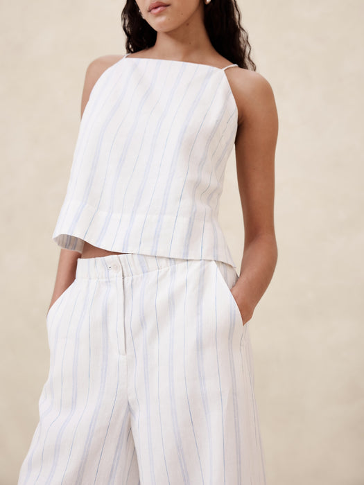 Linen Pull-On Pant