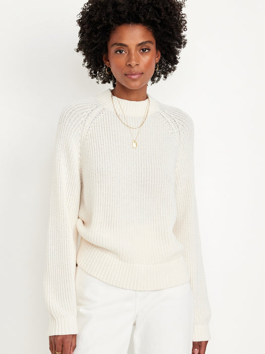 Shaker-Stitch Sweater