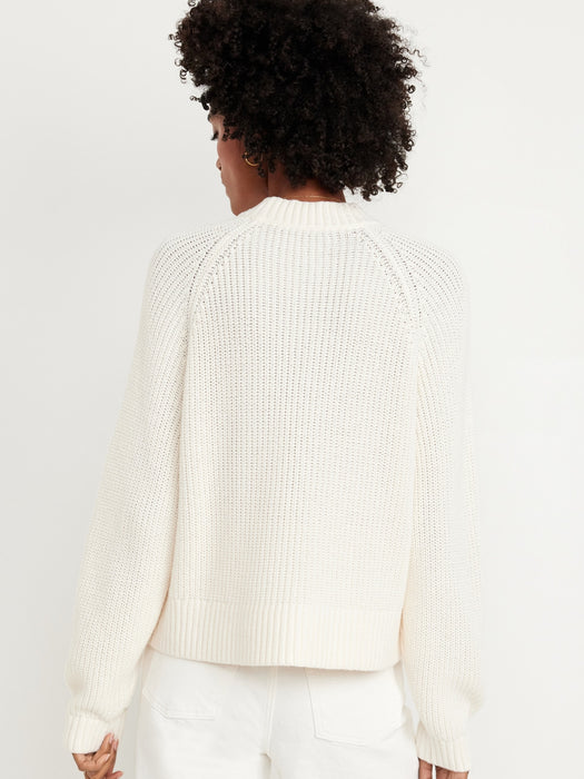 Shaker-Stitch Sweater