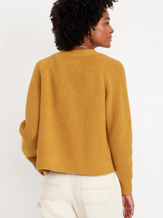 Shaker-Stitch Cardigan