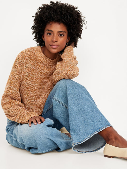 Shaker-Stitch Sweater