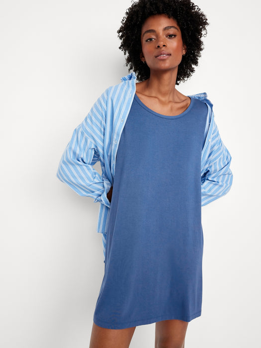 Knit Jersey Pajama Sleep Shirt