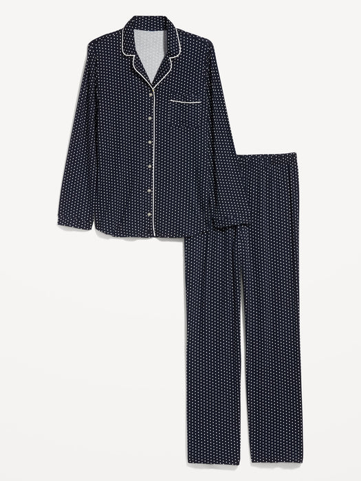 Knit Jersey Pajama Pant Set