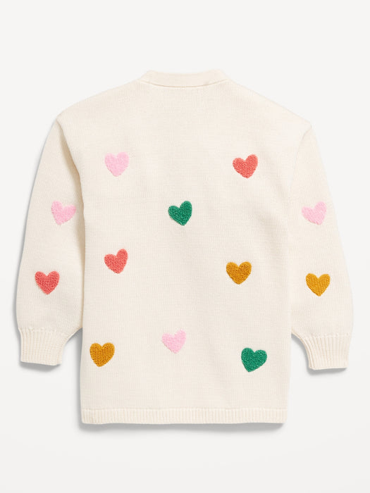 Open-Front Cardigan Sweater for Toddler Girls