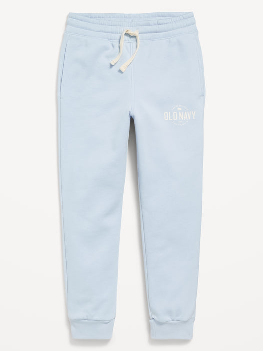 Gender-Neutral Logo-Graphic Jogger Sweatpants for Kids