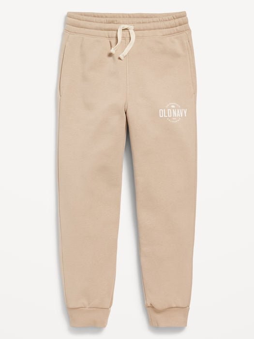 Gender-Neutral Logo-Graphic Jogger Sweatpants for Kids