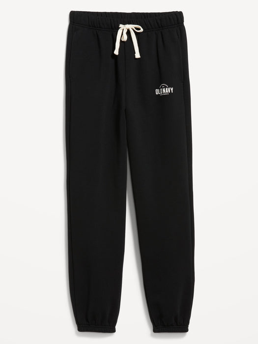Sweatpants mit extra hoher Taille und Logo