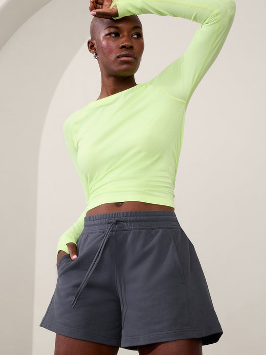 Retroterry High Rise Short