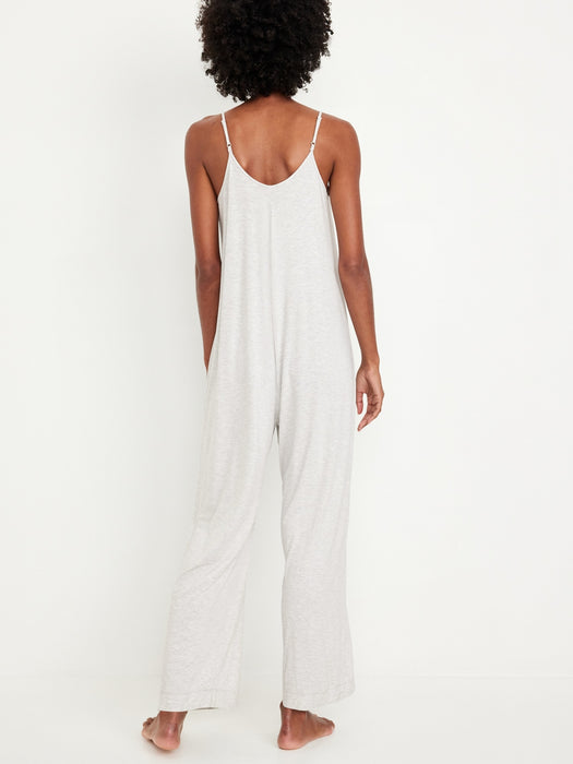 Knit Jersey Pajama Jumpsuit