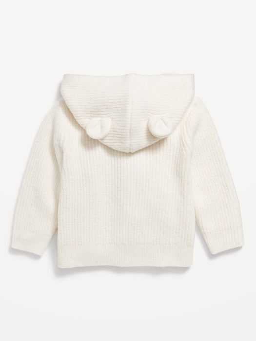 SoSoft Critter Ear Button-Front Sweater for Baby