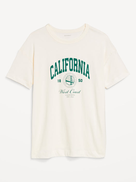 Oversized EveryWear Graphic Tunic T-Shirt