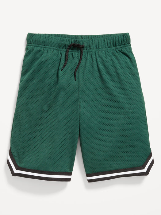 Mesh Basketball Shorts for Boys (At Knee)