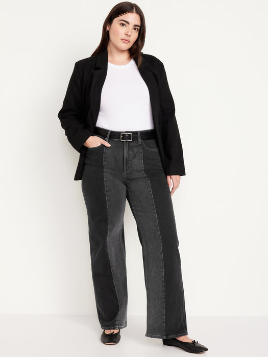 Extra High-Waisted Sky-Hi Wide-Leg Jeans