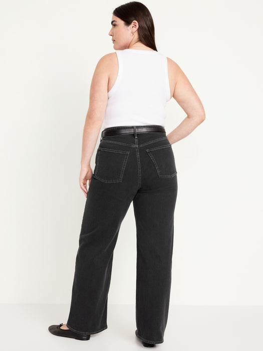 Extra High-Waisted Sky-Hi Wide-Leg Jeans