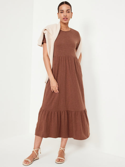 Tiered Midi Dress