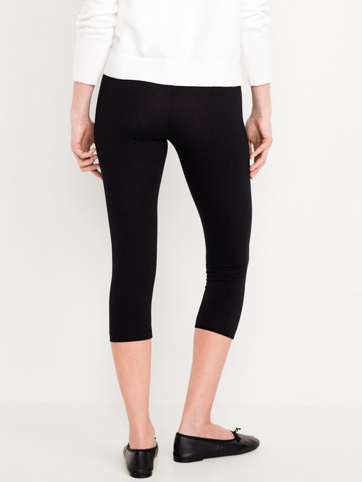 High Waisted Cropped Leggings 3-Pack