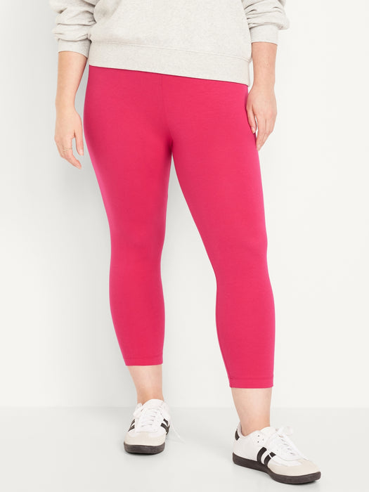 High-Waisted Crop Leggings