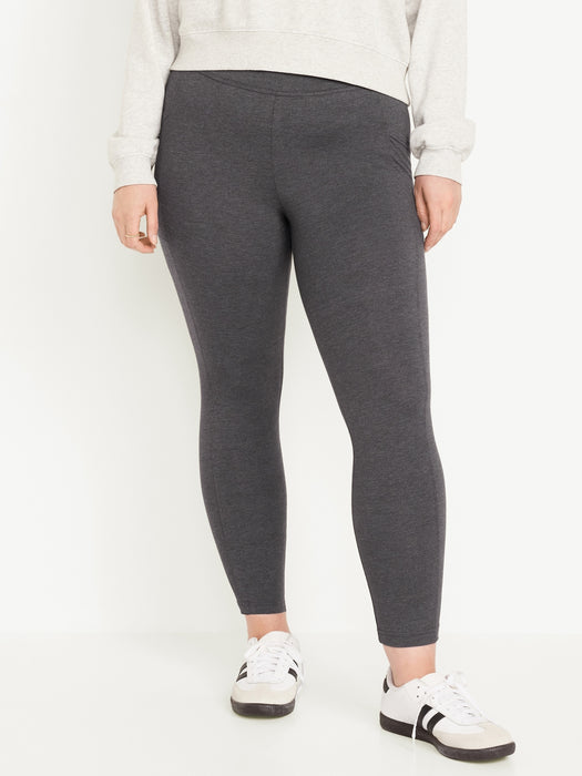 High-Waisted Fashion Layering 7/8 Legging