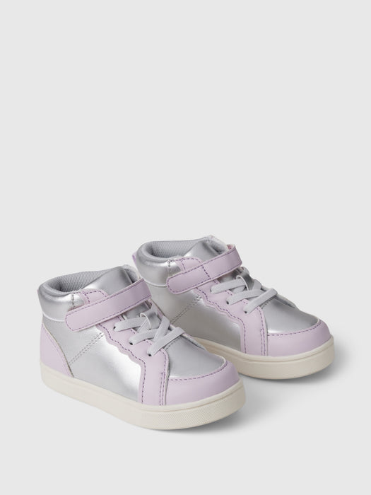 Baby & Toddler Metallic High-Top Sneakers