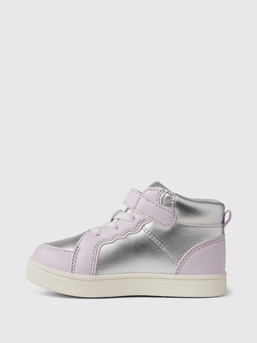 Baby & Toddler Metallic High-Top Sneakers