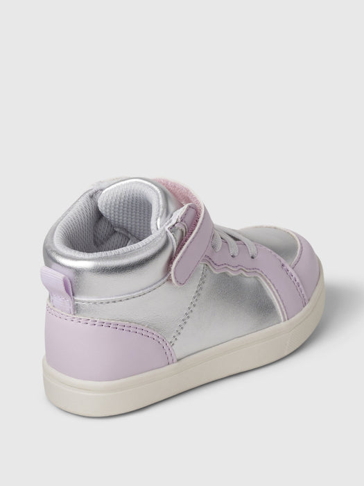 Baby & Toddler Metallic High-Top Sneakers