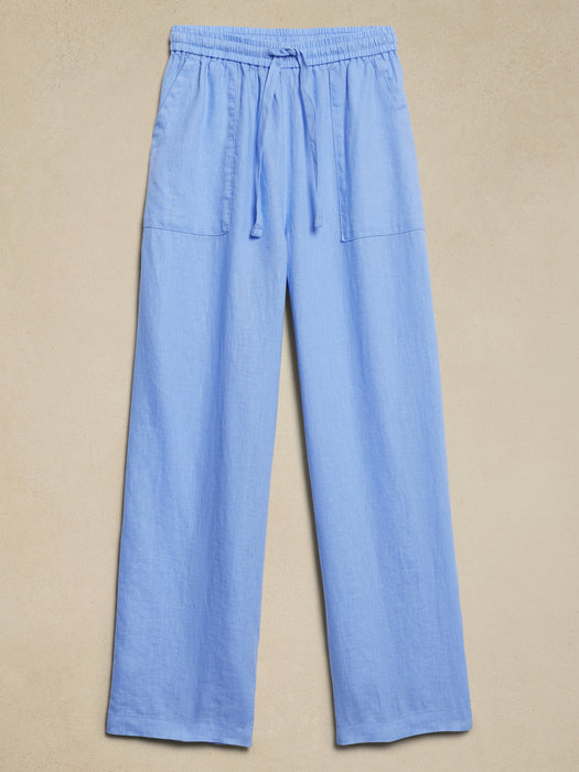 Linen Pull-On Pant