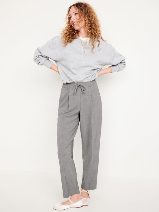 High-Waisted Billie Straight Trouser