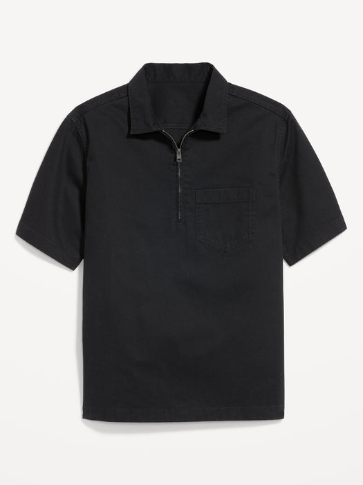 Quarter-Zip Workwear Shirt