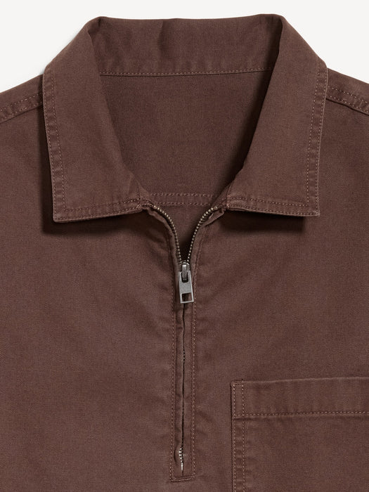 Quarter-Zip Workwear Shirt