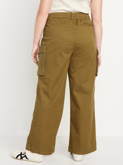 Extra High-Waisted Super Wide-Leg Cargo Pants