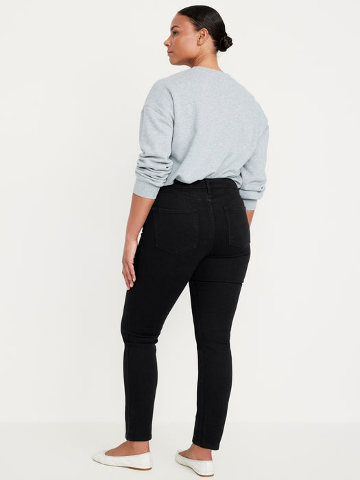 High-Waisted Wow Straight Ankle Jeans