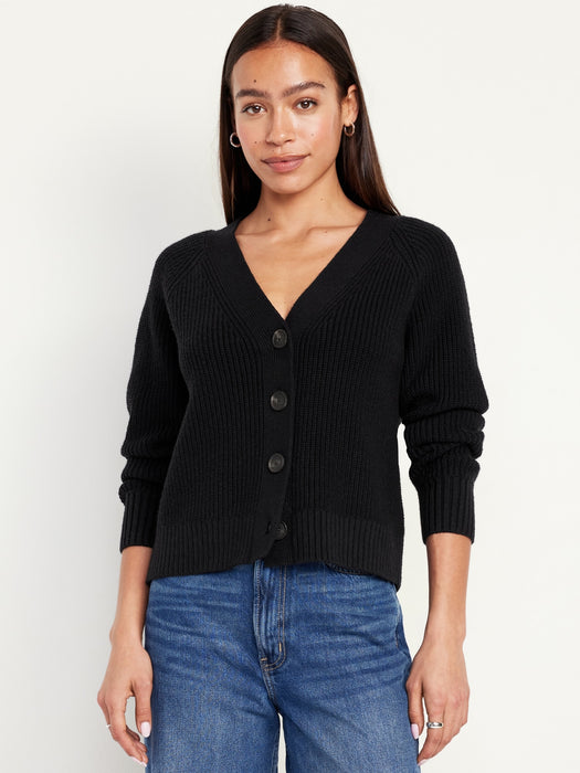 Shaker-Stitch Cardigan