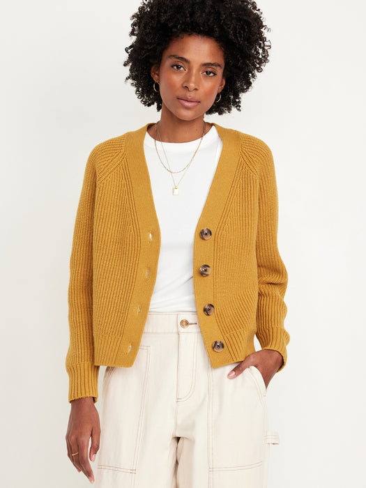 Shaker-Stitch Cardigan