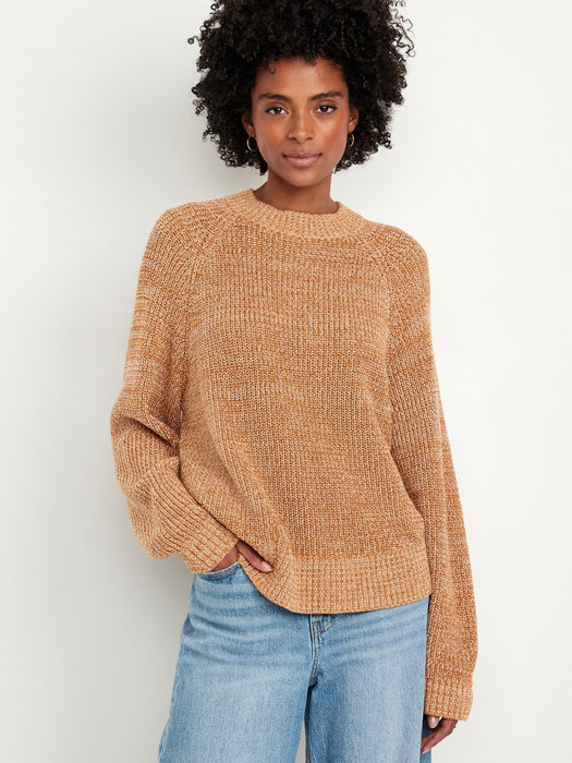 Shaker-Stitch Sweater