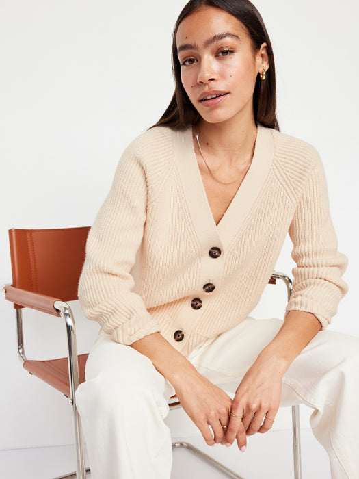 Shaker-Stitch Cardigan