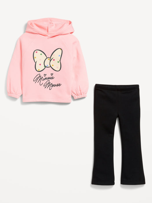 Disney© Fleece Hoodie and Flare Leggings Set for Toddler Girls