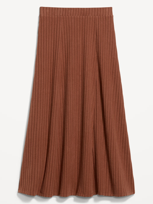 Cozy Ribbed Maxi Skirt