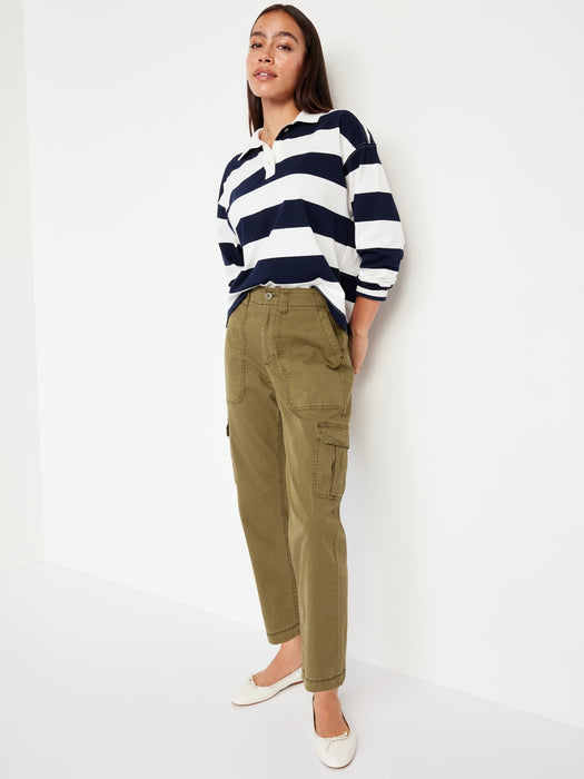 High-Waisted OGC Chino Cargo Pants