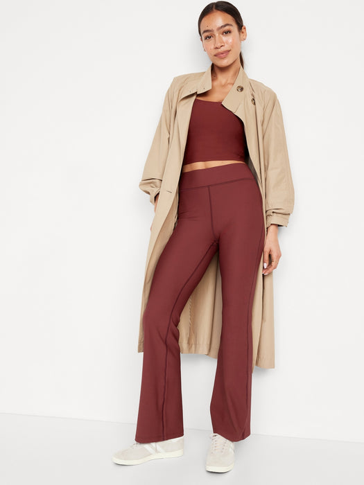 Extra High-Waisted PowerSoft Rib Flare Leggings