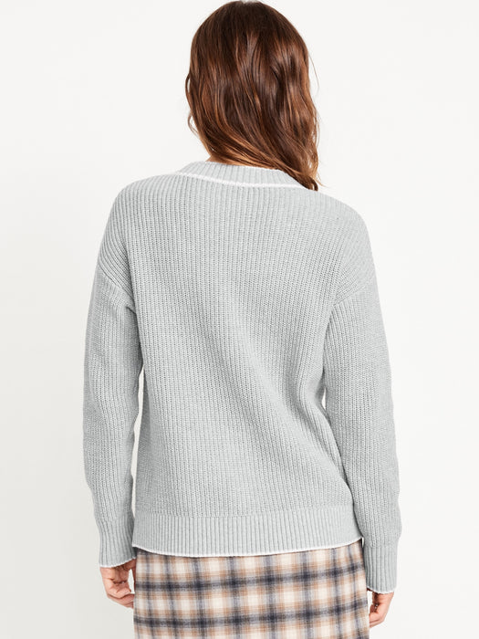 Relaxed Cardigan Sweater