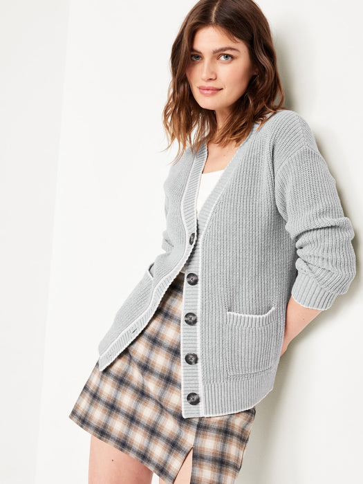 Relaxed Cardigan Sweater