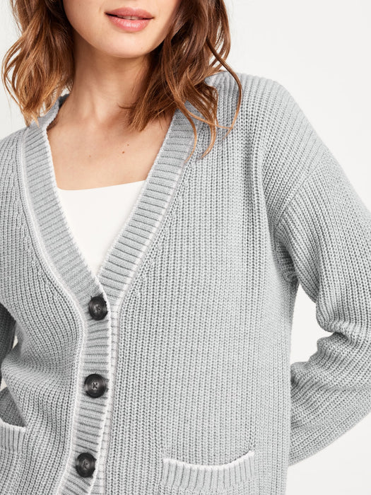 Relaxed Cardigan Sweater
