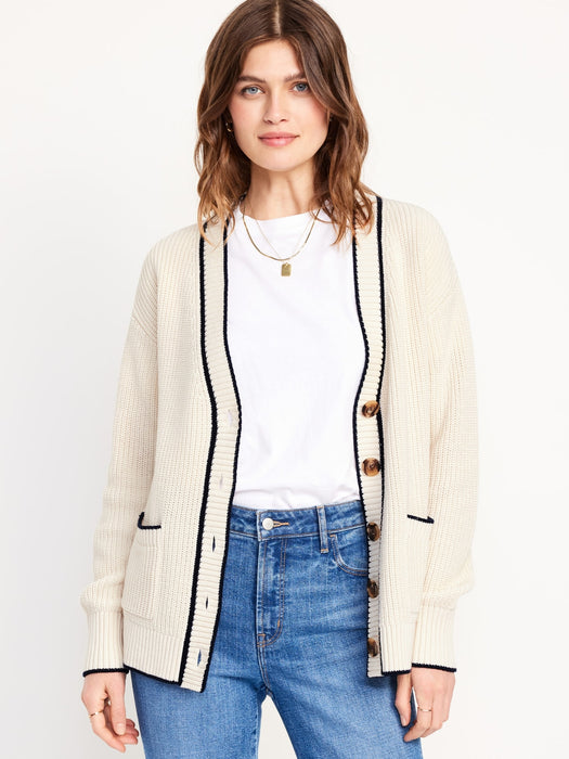 Relaxed Cardigan Sweater